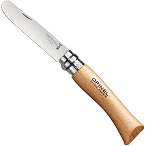 COUTEAU OPINEL N°7 BOUT ROND HÊTRE NATUREL INOX