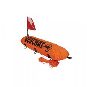 Bouée longue gonflable chasse sous marine