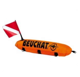 Bouée longue gonflable chasse sous marine