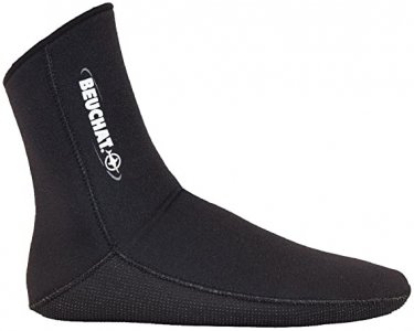 Beuchat CHAUSSONS 4 MM A PICOTS - NOIR