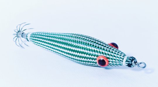 Poisson de pêche Soft 2,0 DTD Calamari & Sepia Vert