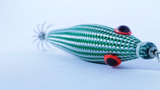 Poisson de pêche Soft 2,0 DTD Calamari & Sepia Vert